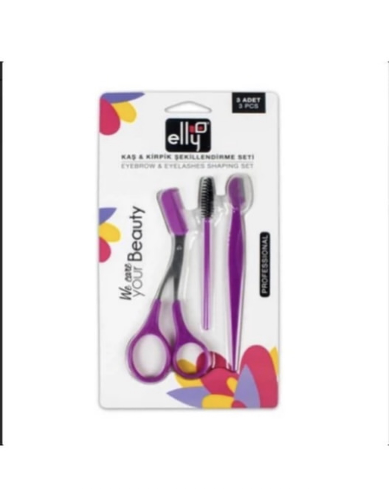 Elly Eyebrow & Eyelashes Shaping Set – Set Profesional për Formësimin e Vetullave dhe Qerpikëve (3 pjesë)