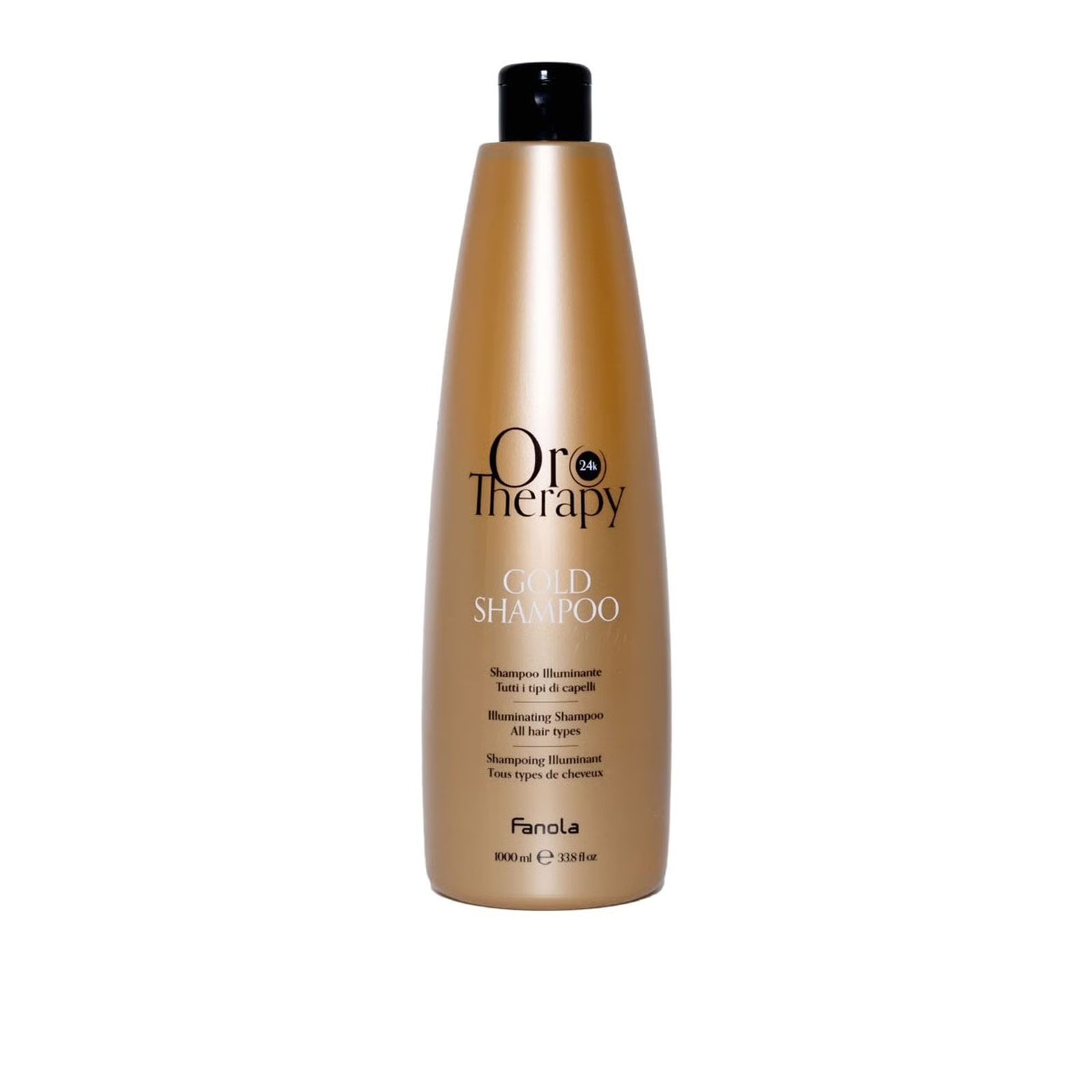 Fanola Oro Therapy 24K Gold Shampoo – Shampo me Shkëlqim për të Gjitha Llojet e Flokëve