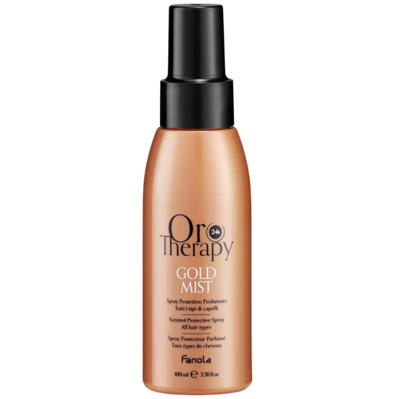 Fanola Oro Therapy 24K Gold Mist – Spray Mbrojtës me Aromë për Flokë 100ml