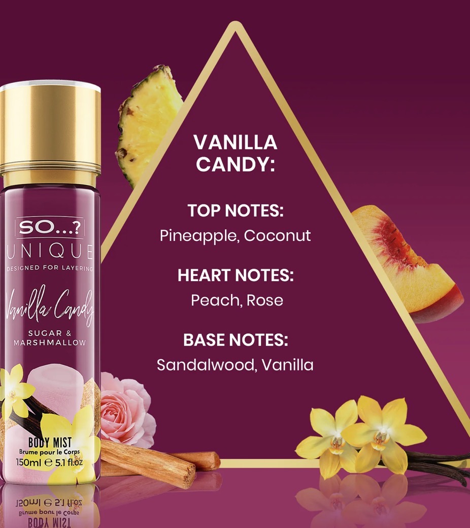SO…? UNIQUE Vanilla Candy Body Mist — foto 2