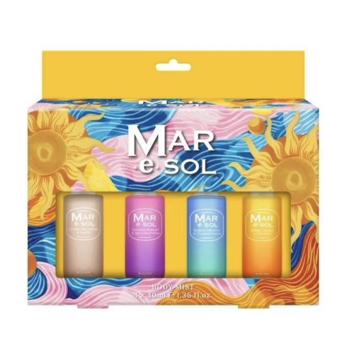 Mar e Sol Body Mist Gift Set (4 x 40 ml)