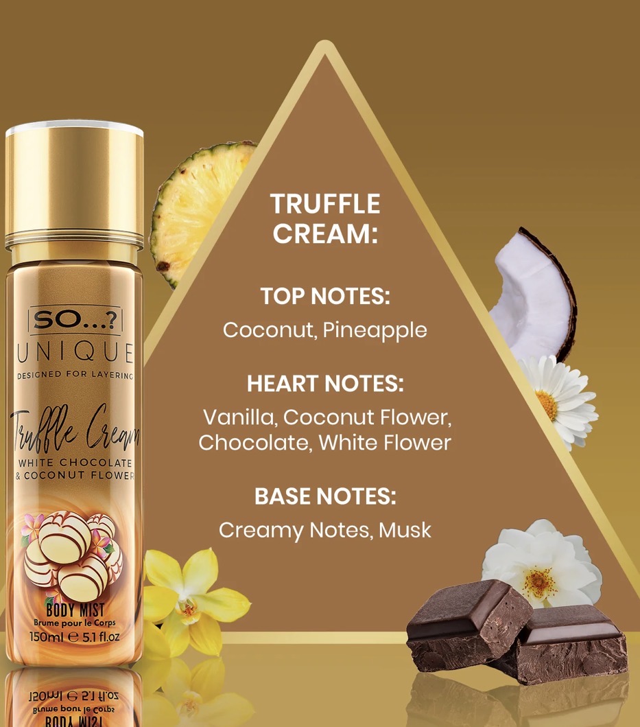 SO…? Unique Truffle Cream Body Mist (150 ml) — foto 2