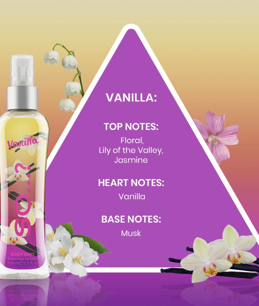 So…? Vanilla Body Mist (100 ml) — foto 2