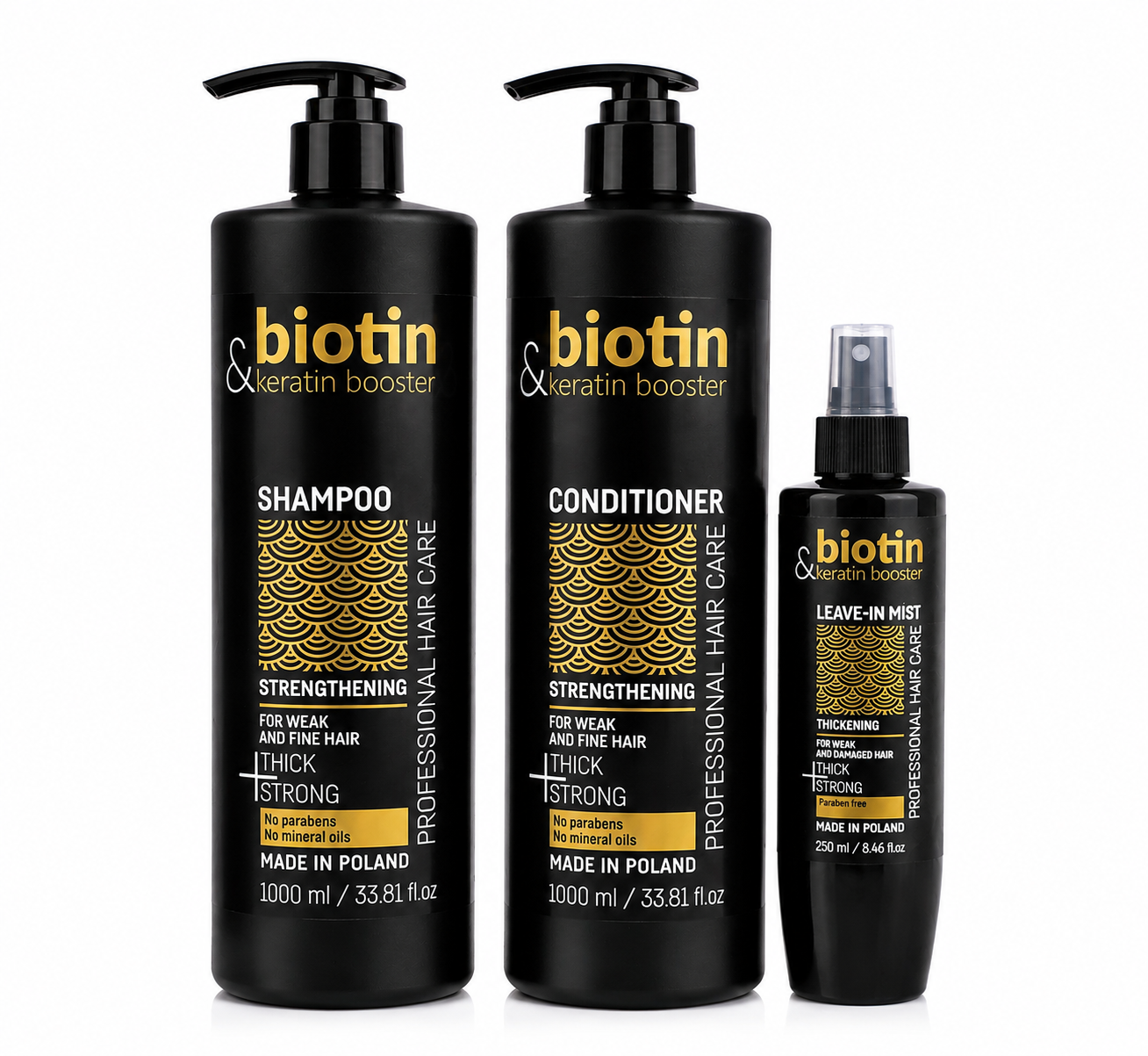 Biotin & Keratin Booster Set – Kujdes profesional për flokë më të fortë dhe më të dendur