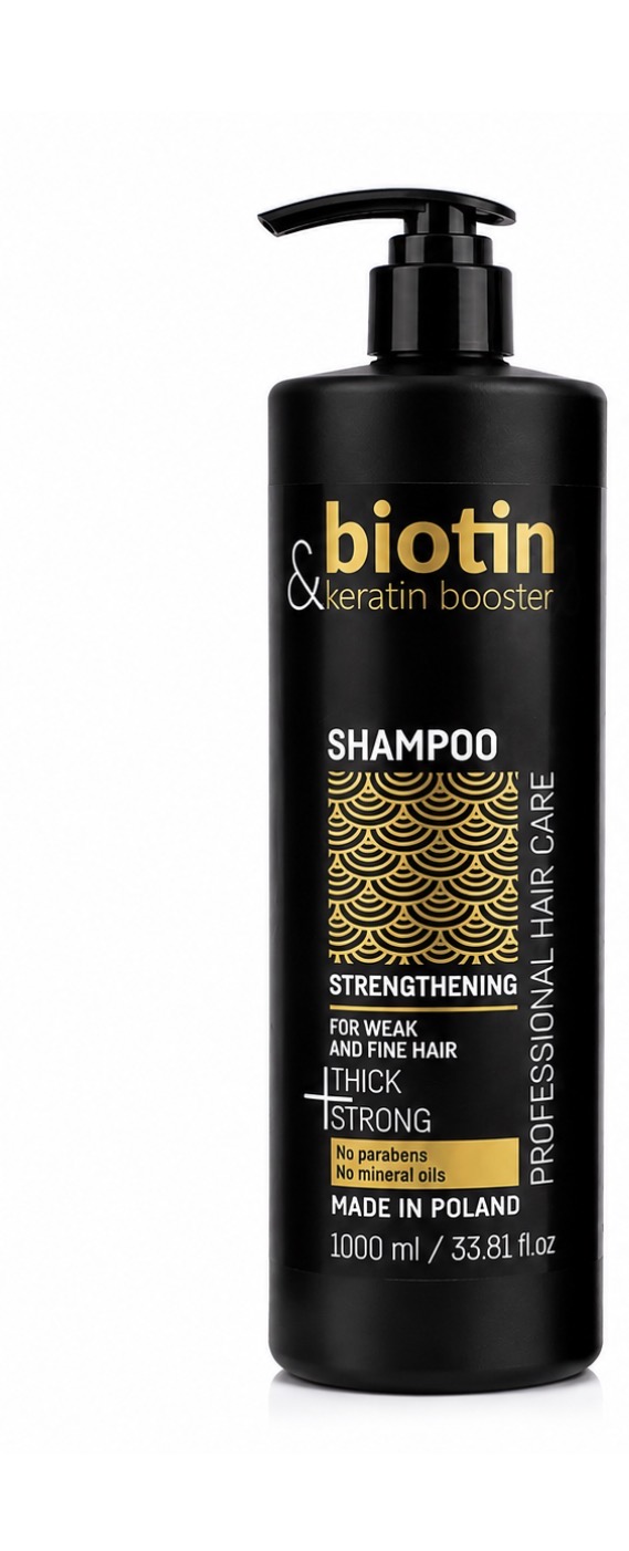 Biotin & Keratin Booster Shampoo – 1000 ml