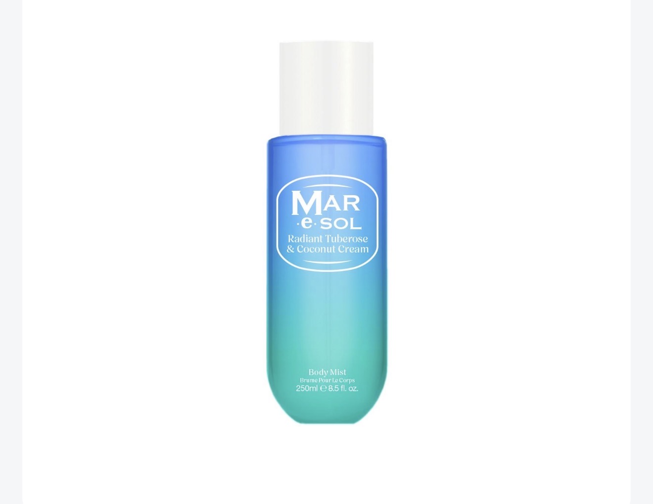Mar e Sol Radiant Tuberose & Coconut Cream Body Mist 250ml