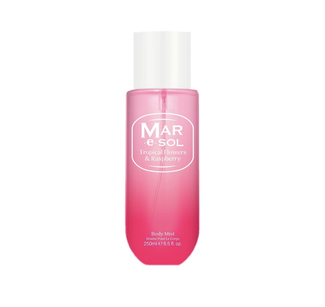 Mar e Sol Tropical Flowers & Raspberry Body Mist 250ml