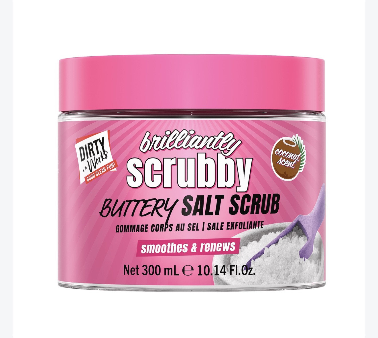 Dirty Works Brilliany Scrubby – Buttery Salt Scrub