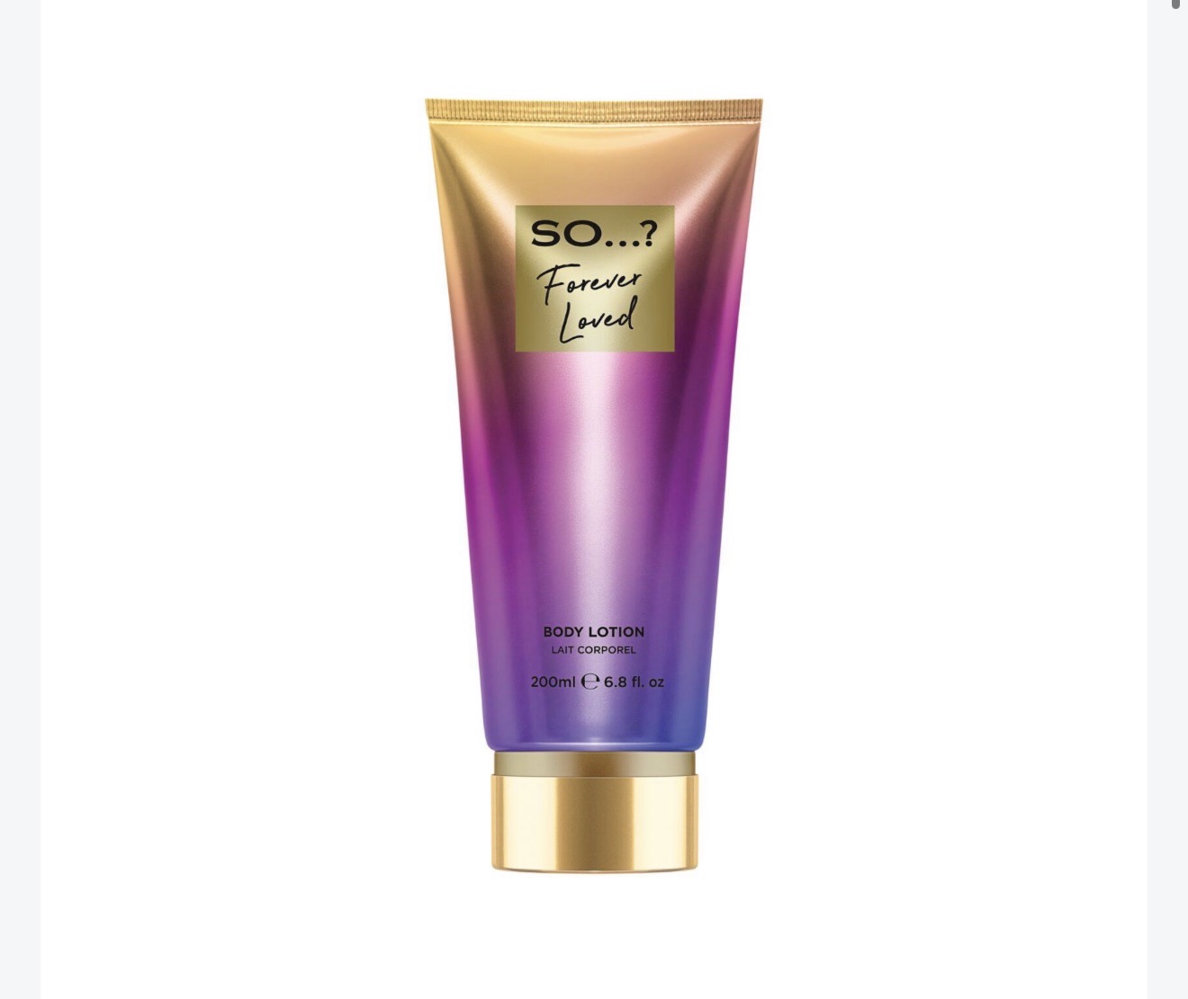 SO…? Forever Loved – Body Lotion