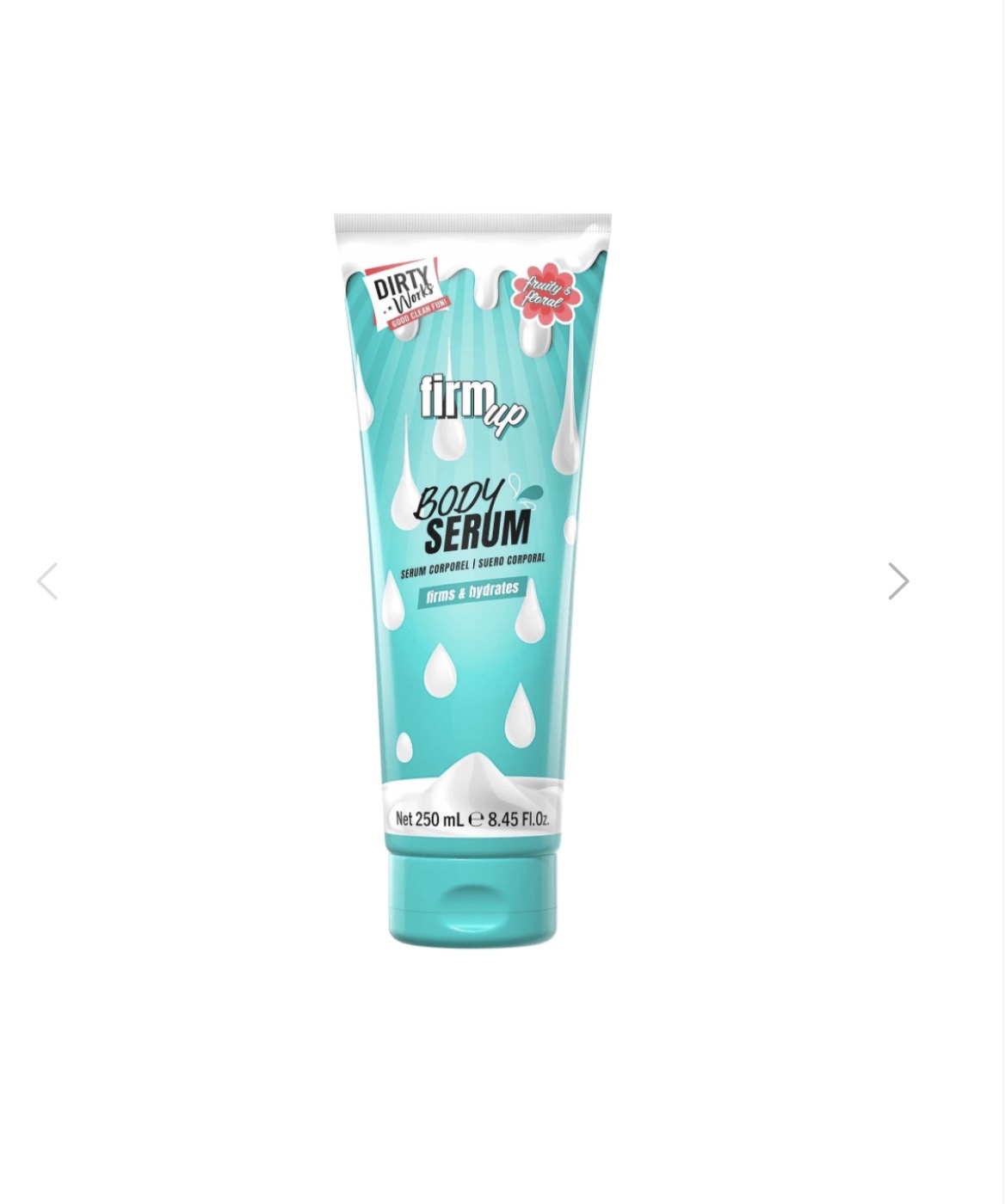 Dirty Works Firm Up Body Serum – Fruity Floral, 250 ml