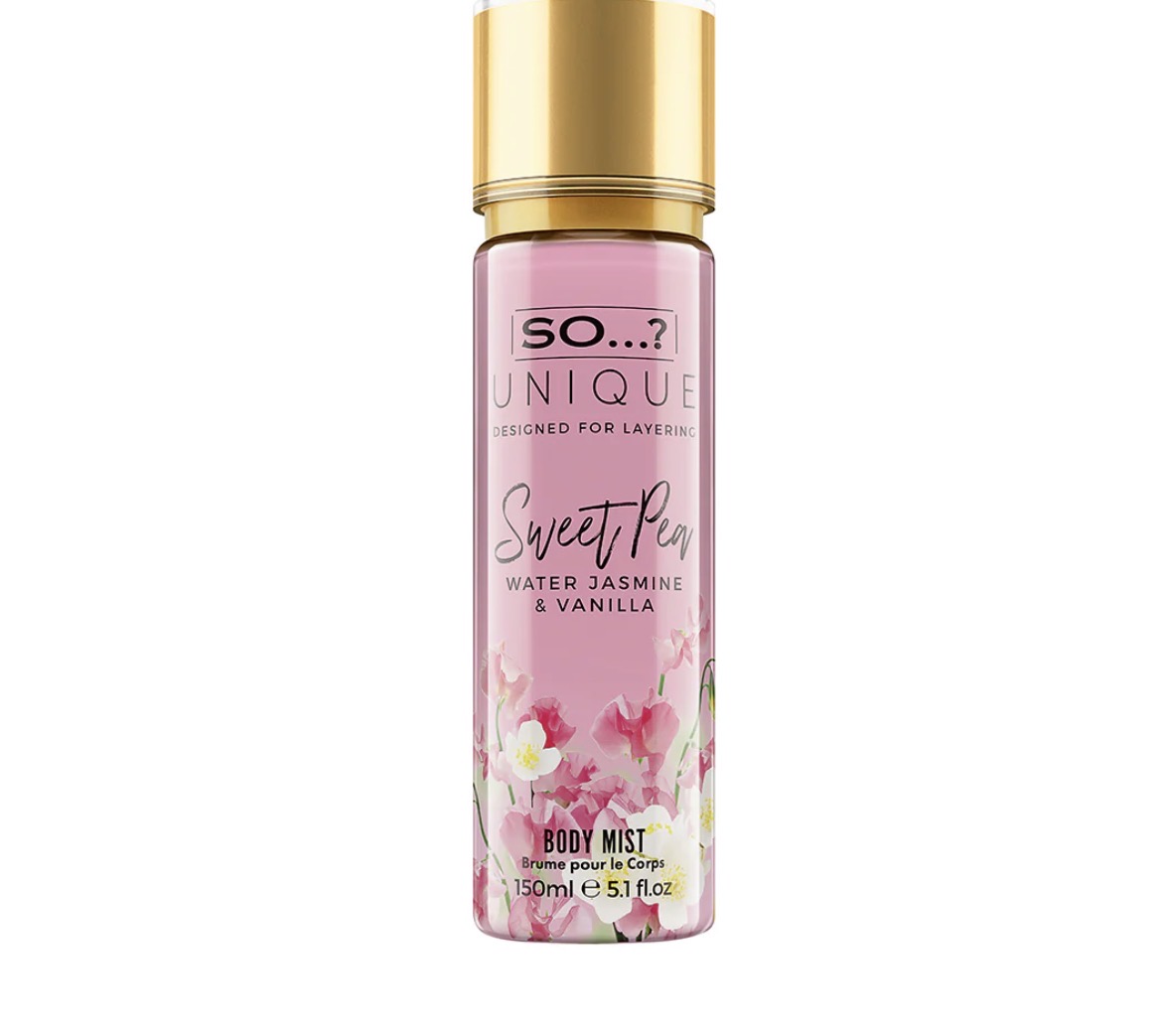 SO…? Unique Sweet Pea Body Mist – 150 ml