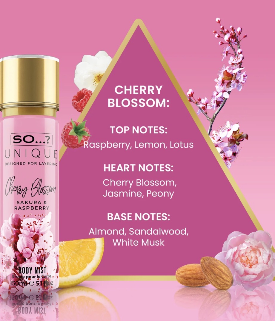 SO…? Unique Cherry Blossom Body Mist – 150 ml — foto 2