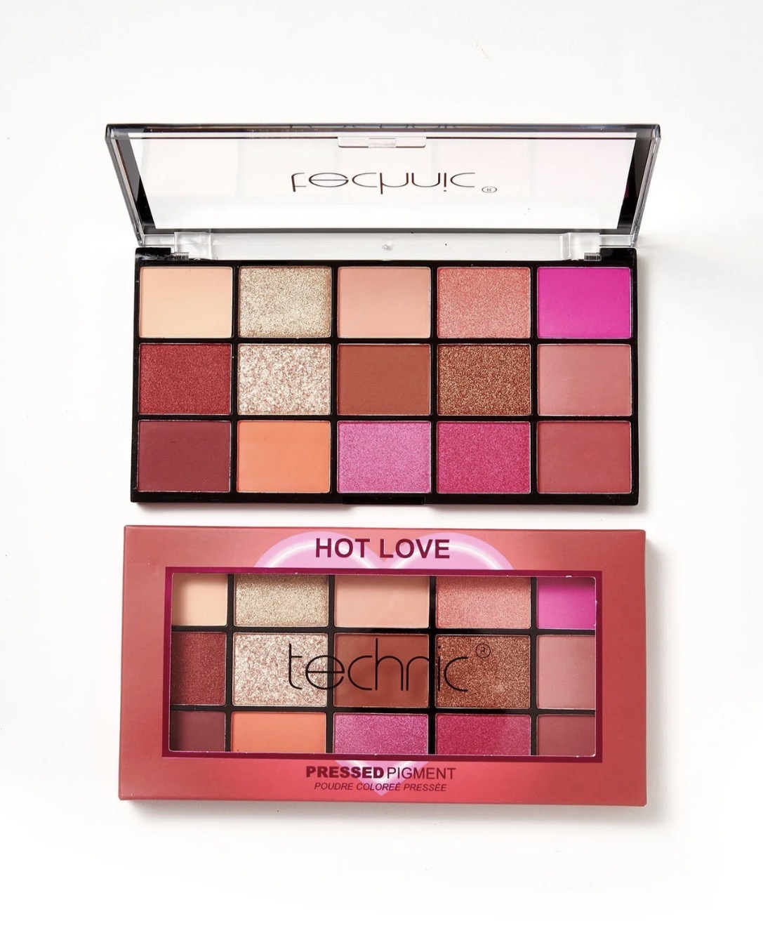 Technic Hot Love Pressed Pigment Eyeshadow Palette