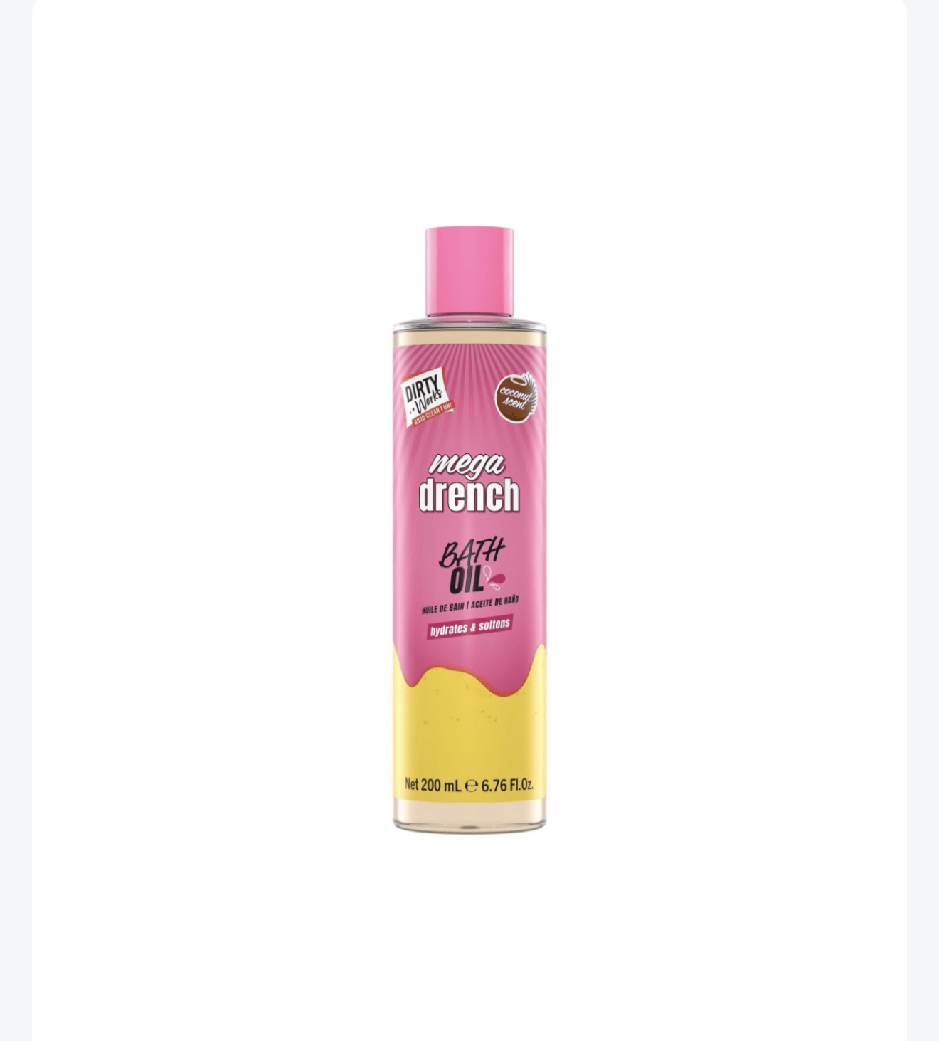 Dirty Works Mega Drench Bath Oil – 200 ml