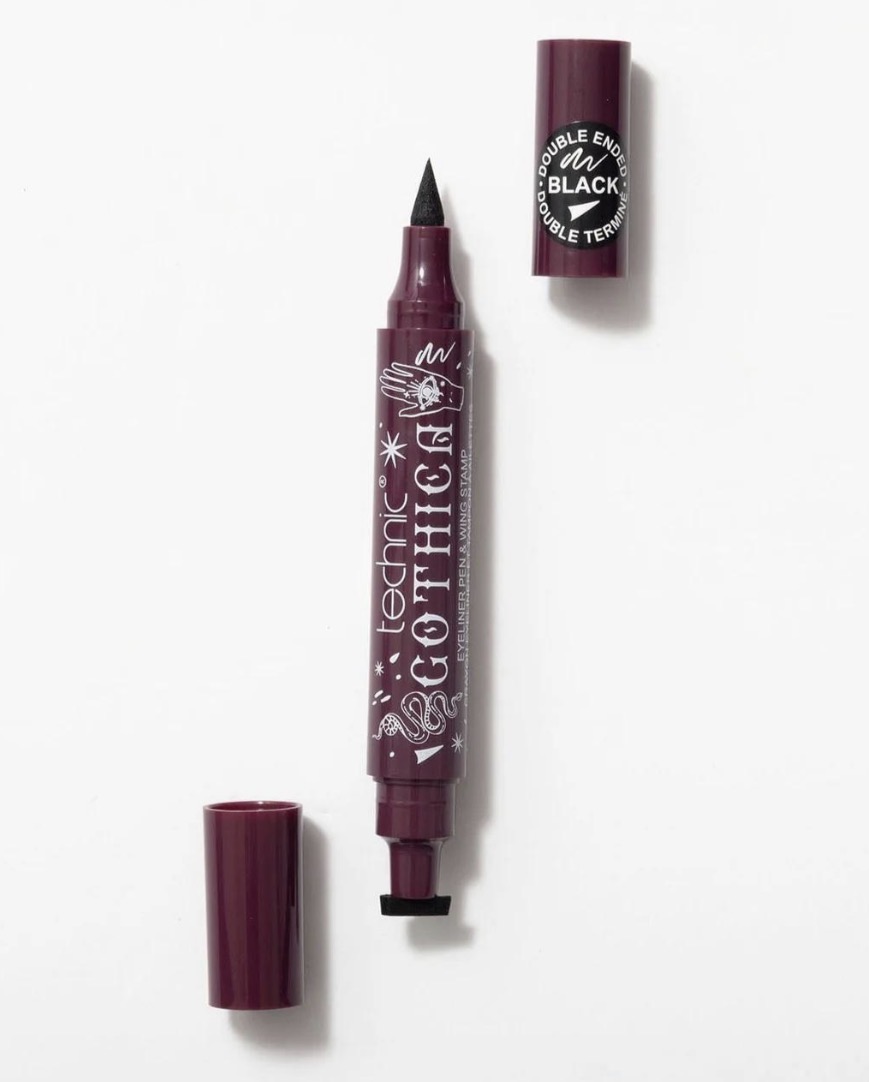 Technic Double Ended Black Eyeliner Pen & Wing Stamp