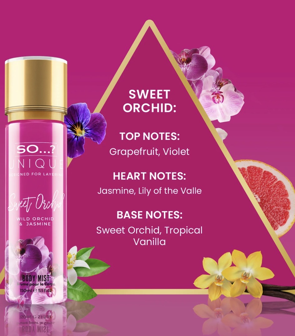 So…? Unique Sweet Orchid Body Mist – 150 ml — foto 2