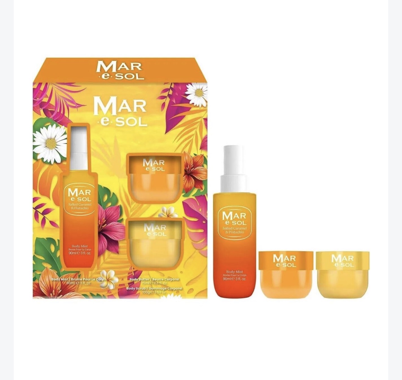Mar e Sol Salted Caramel & Pistachio – Body Care Set