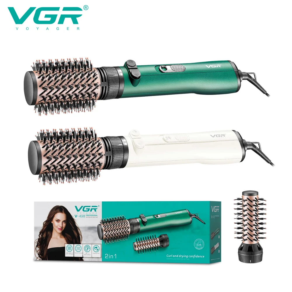 VGR V-498 2 në 1 – Furçë Elektrike për Tharje dhe Stilim