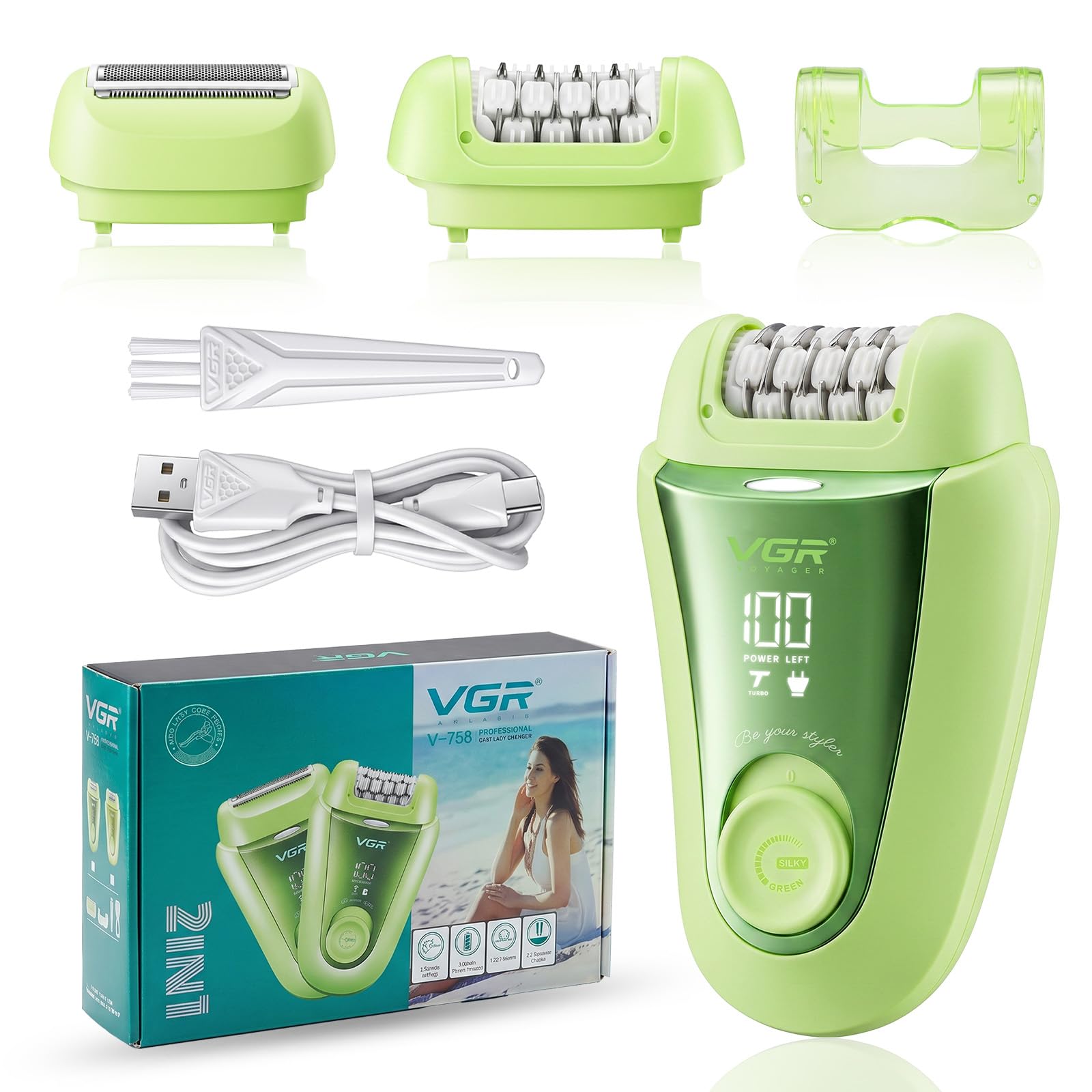VGR V-758 2 në 1 – Epilator & Rroje Elektrike