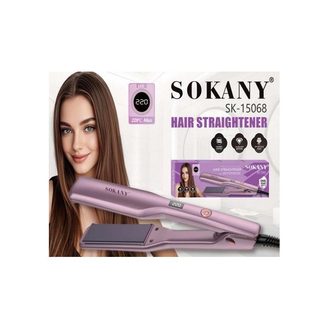 Sokany SK-15068 – Piastra për Drejtimin e Flokëve