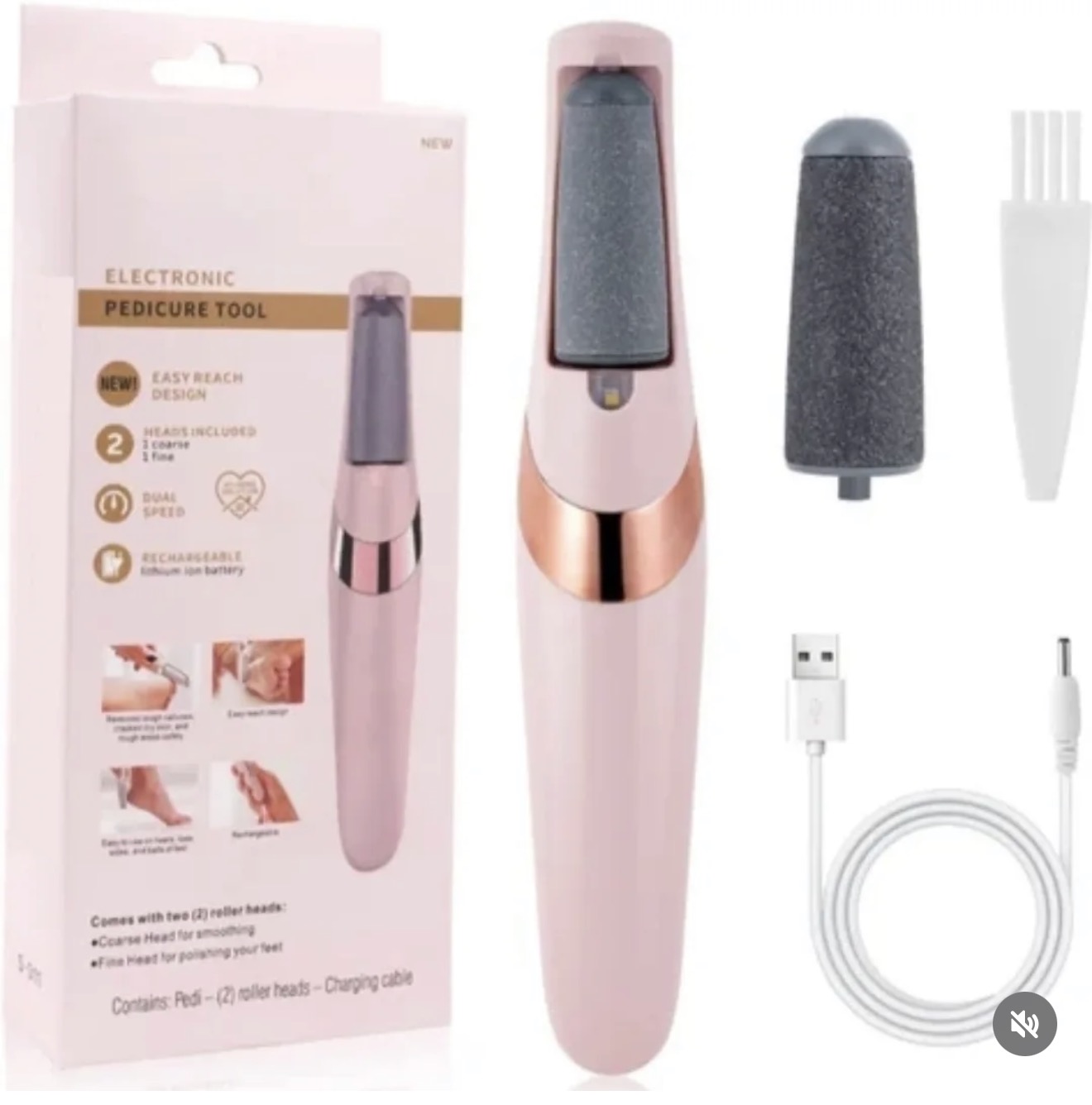 Electronic Pedicure Tool – 2 koka