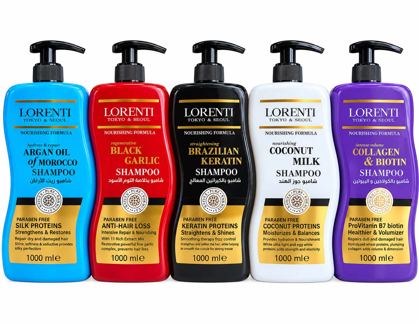 Lorenti Nourishing Formula Shampoo – 1000 ml