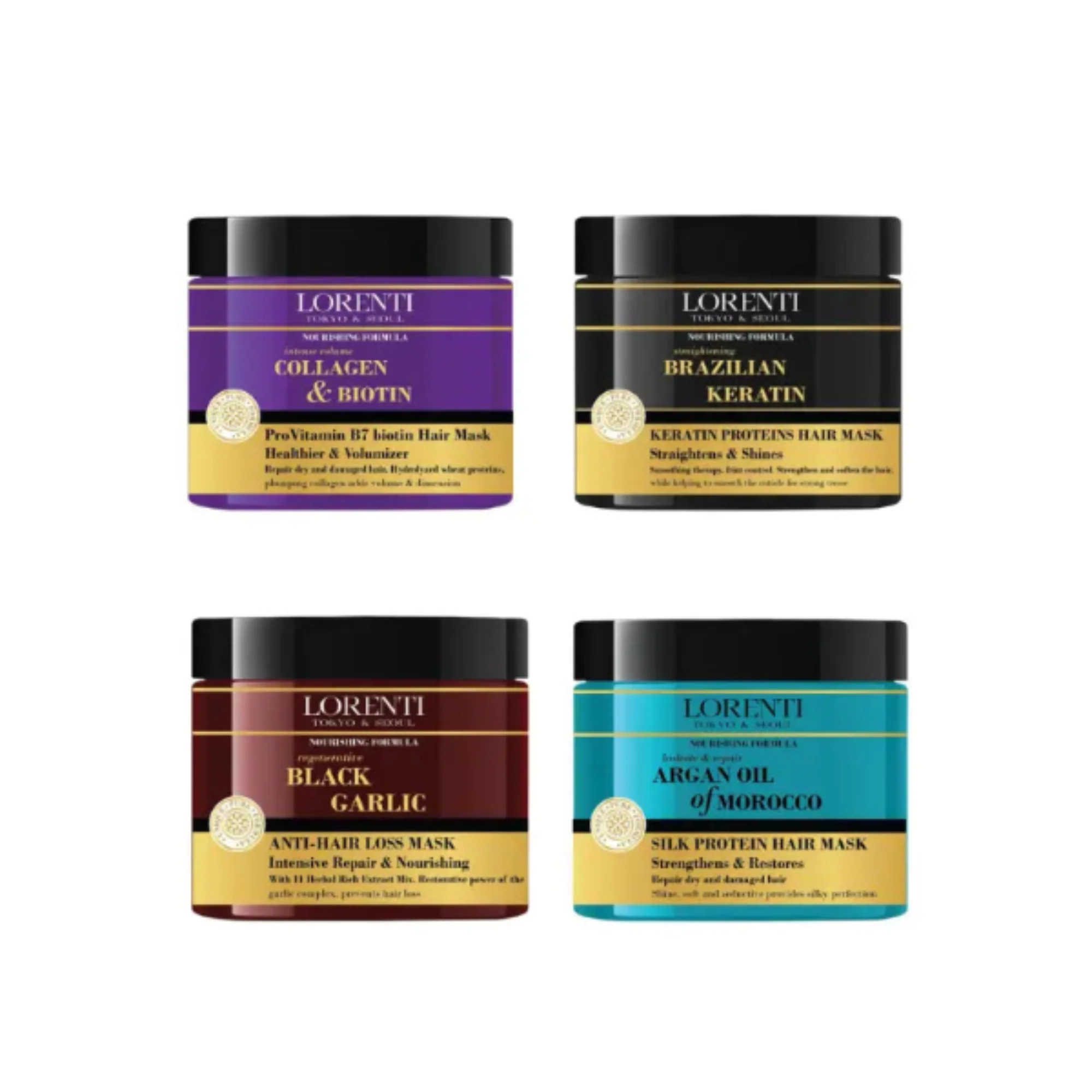Lorenti Tokyo & Seoul Hair Masks – 500 ml