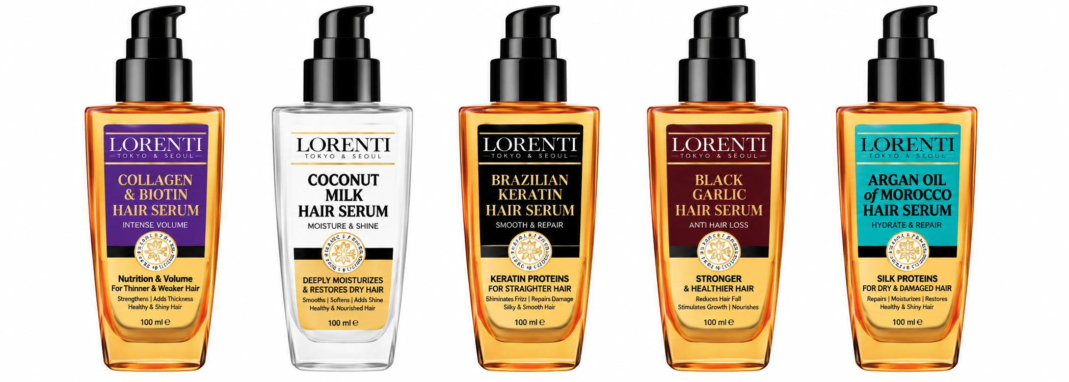 Lorenti Tokyo & Seoul Hair Serum – 100 ml