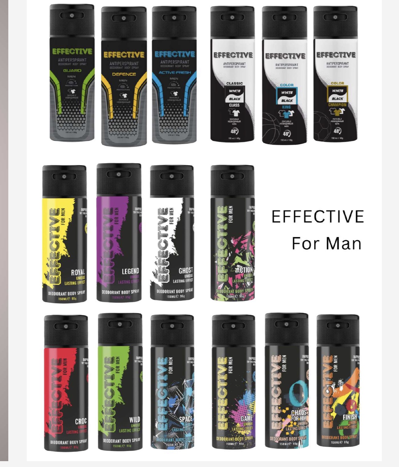 Effective For Men – Deodorant Body Spray