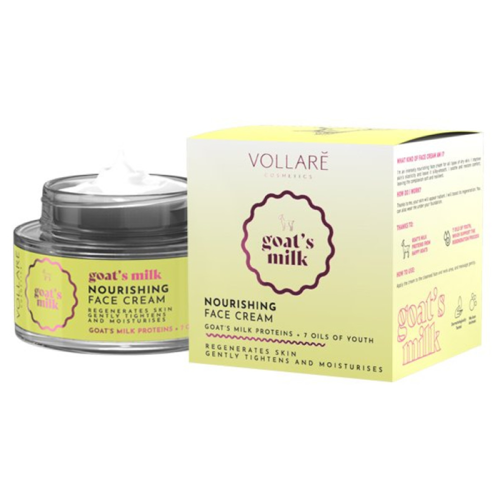 VOLLARÉ Goat’s Milk Nourishing Face Cream