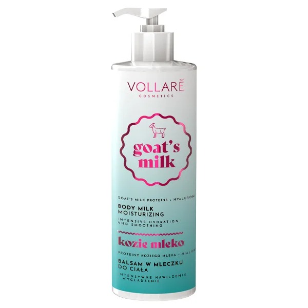 VOLLARÉ Goat’s Milk Body Milk – Moisturizing & Smoothing 400 ml