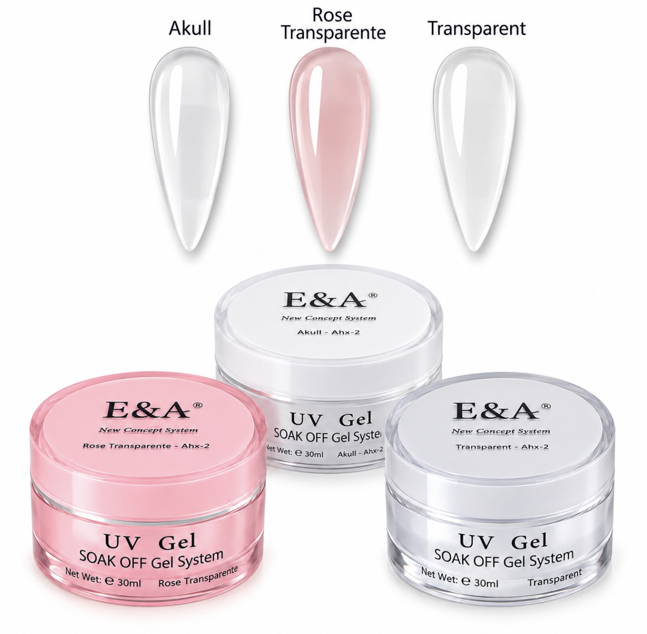 E&A – UV Gel Soak Off Gel System 30 ml