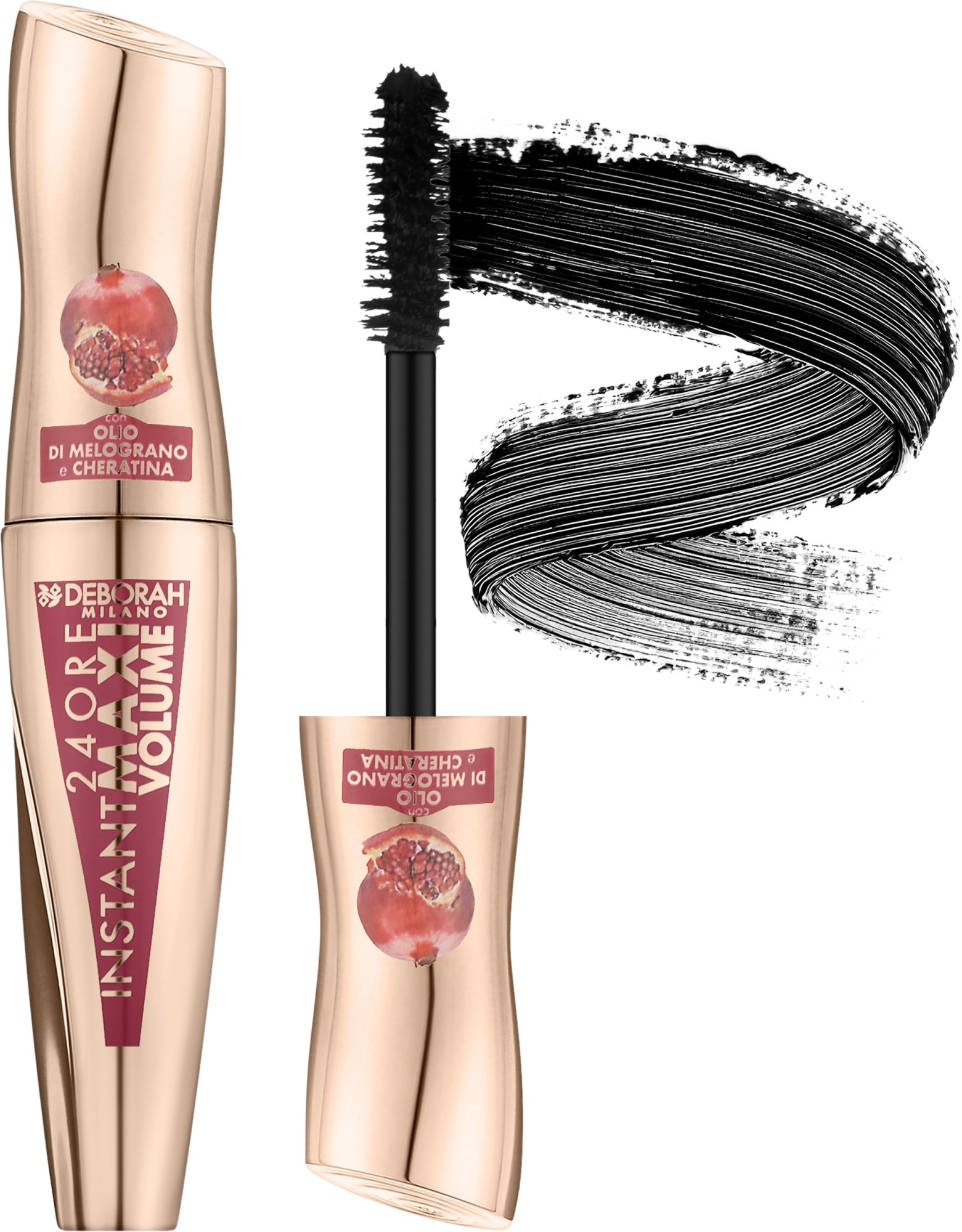 Deborah Milano 24 Ore Instant Maxi Volume – Maskarë për Qerpikë