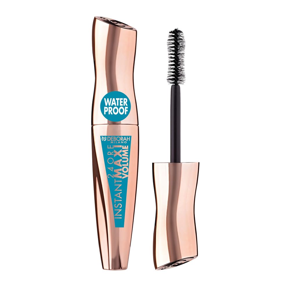 Deborah Milano 24 Ore Instant Maxi Volume Waterproof – Maskarë për Qerpikë